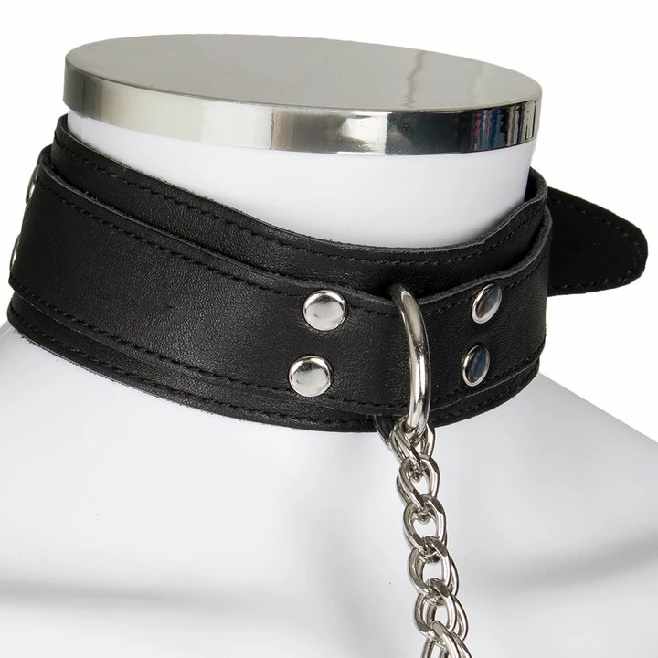 New ⌛ Bondara Luxe Leather Collar With Nipple Clamps 🥰 3 New ⌛ Bondara Luxe Leather Collar With Nipple Clamps 🥰 - Image 2