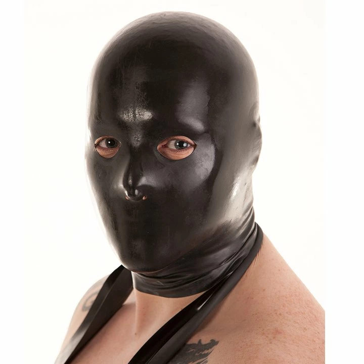 Hot Sale β€οΈ Bondara Latex Black Unisex Hood π€© 3 Hot Sale β€οΈ Bondara Latex Black Unisex Hood π€©