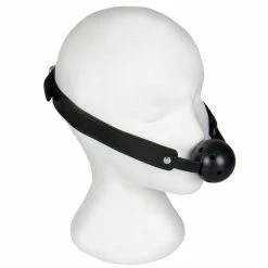 Flash Sale ⭐ Bondara Mouth Breather Black Faux Leather Ball Gag ❤️ -Bondage props Sale unnamed file 1031