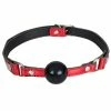 Flash Sale 🔥 Bondara Metallic Red Silicone Ball Gag 🎁 -Bondage props Sale unnamed file 1046