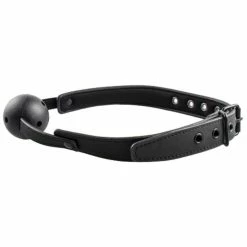 Buy ✔️ Bondara Matte PU Black Vented Ball Gag 🥰 -Bondage props Sale unnamed file 1070