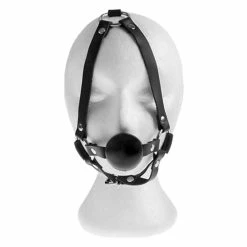 Deals 🔥 Bondara Luxe Leather Bondage Ball Gag Head Harness 👏