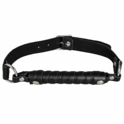 Discount 🥰 Bondara Luxe Black Leather Bit Gag 🔔