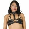New 🤩 Bondara Siren Black And Red Collar And Harness Bra 🥰 -Bondage props Sale unnamed file 110