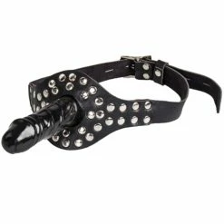 Bondage props Sale 4 Best deal ๐ Torment Double Dildo Gag With Padlock ? 4.5 Inch ๐ฅ