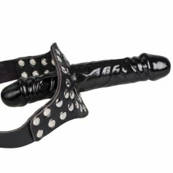 Best deal 😀 Torment Double Dildo Gag With Padlock ? 4.5 Inch 🔥 -Bondage props Sale unnamed file 1130