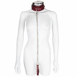 Top 10 🎉 Bondara Yin And Yang Croc Effect Collar And Leash 🔔 -Bondage props Sale unnamed file 123