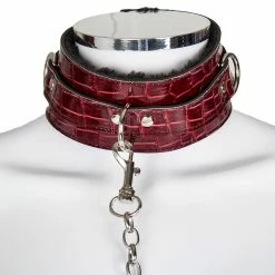 Top 10 🎉 Bondara Yin And Yang Croc Effect Collar And Leash 🔔 -Bondage props Sale unnamed file 124