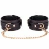 Discount 🧨 Bondara Black Contrast Stitch Faux Leather Ankle Cuffs 🔥 -Bondage props Sale unnamed file 125