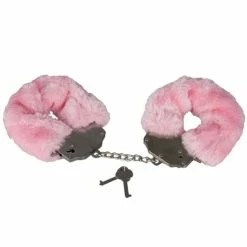 Cheap ⌛ Bondara Pink Furry Handcuffs 🤩