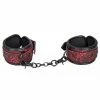 Budget 👍 Bondara Hostage Black And Red Floral Handcuffs 🌟 -Bondage props Sale unnamed file 230