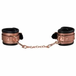 Buy 🧨 Bondara Luxe Rose Gold Real Leather Handcuffs 🌟