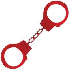 Coupon 🌟 Bondara&Sex Ouch! Red Metal Beginner?s Handcuffs 🧨