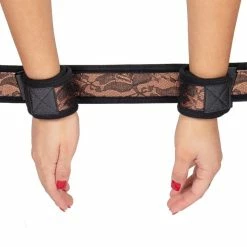 Outlet 🔔 Bondara Amber Lace Luxury Wrist And Ankle Restraint Bar 🌟 -Bondage props Sale unnamed file 273