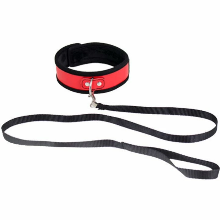 Best deal 😀 Bondara Red Collar And Leash 🔥 3 Best deal 😀 Bondara Red Collar And Leash 🔥