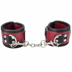 Discount 🎁 Bondara Confined Real Leather Luxury Handcuffs ✔️