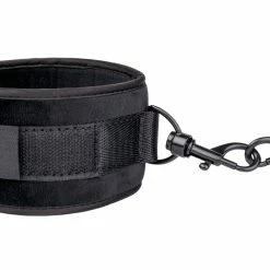 Brand new 🔔 Bondara Restrain Me Black Velvet Ankle Cuffs 🧨 -Bondage props Sale unnamed file 324