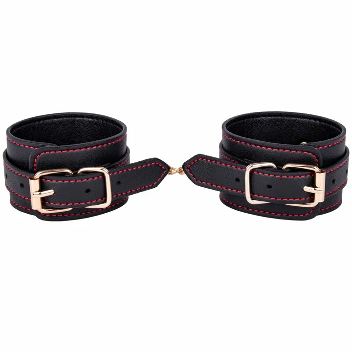 Best reviews of 🔔 Bondara Black Contrast Stitch Faux Leather Handcuffs 🌟 4 Best reviews of 🔔 Bondara Black Contrast Stitch Faux Leather Handcuffs 🌟 - Image 2