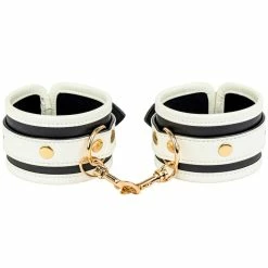Cheap ๐ Bondara Crystal White Glow In The Dark Handcuffs โ