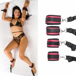 Best Sale ⭐ Bondara Red Rule Me In Bed Restraint 🎁