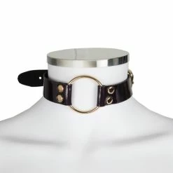 Discount 👍 Bondara Black Cherry O-Ring Collar 🔥