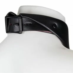 New 😍 Bondara Black Faux Leather Red Suede 👚 Shirt Collar And Leash 🌟 -Bondage props Sale unnamed file 49