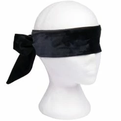 Wholesale ❤️ Bondara Curtain Call Black Velvet Blindfold 😀