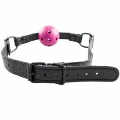 Buy 😉 Bondara Pink Small Vented Ball Gag 💯 -Bondage props Sale unnamed file 516