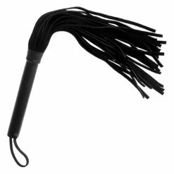 Coupon โ๏ธ Bondara Black Suede Fantasy Flogger Whip - 12 Inch โค๏ธ