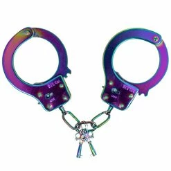 Top 10 😍 Bondara Shiny B!tch Holographic Stainless Steel Handcuffs 🤩