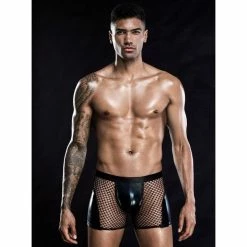 Buy ๐งจ Bondara Edge Men's Wet Look Fishnet Boxers ๐ฅ