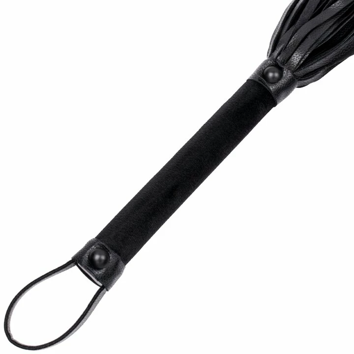 Discount ⭐ Bondara Restrain Me Black Velvet Flogger - 17 Inch ⌛ 4 Discount ⭐ Bondara Restrain Me Black Velvet Flogger - 17 Inch ⌛ - Image 2