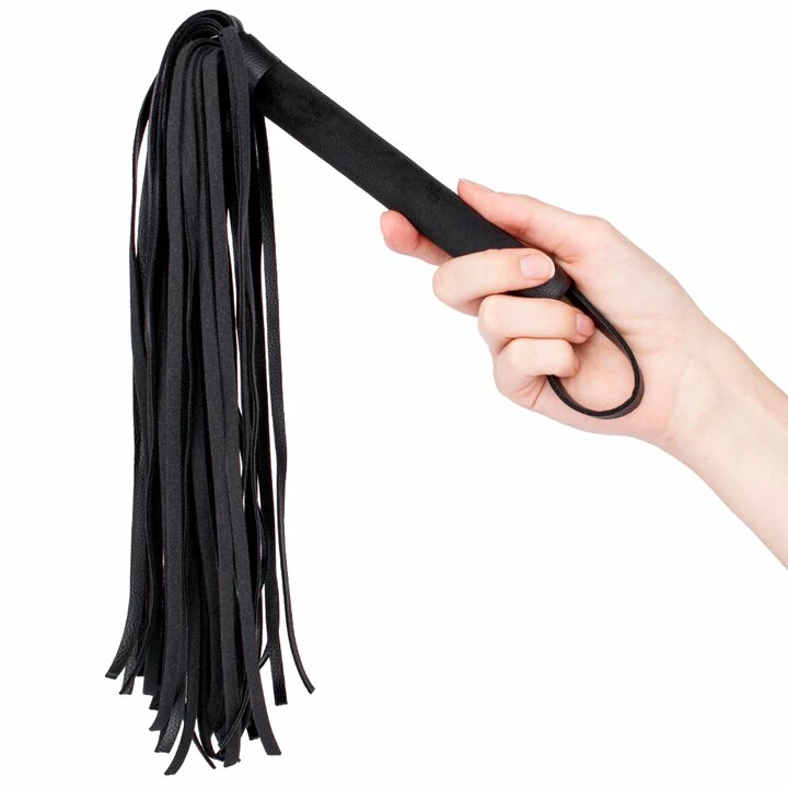 Discount ⭐ Bondara Restrain Me Black Velvet Flogger - 17 Inch ⌛ 6 Discount ⭐ Bondara Restrain Me Black Velvet Flogger - 17 Inch ⌛ - Image 4