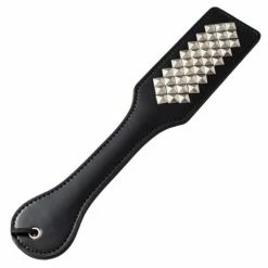 Promo 👏 Bondara Black Studded Paddle - 12.5 Inch 🥰