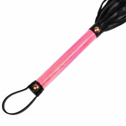Discount 😉 Bondara Pink Kink Faux Leather Rose Gold Flogger - 17 Inch ❤️ -Bondage props Sale unnamed file 657