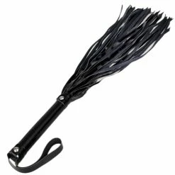 Deals โจ Bondara Black Patent Faux Leather Flogger ? 21 Inch ๐งจ