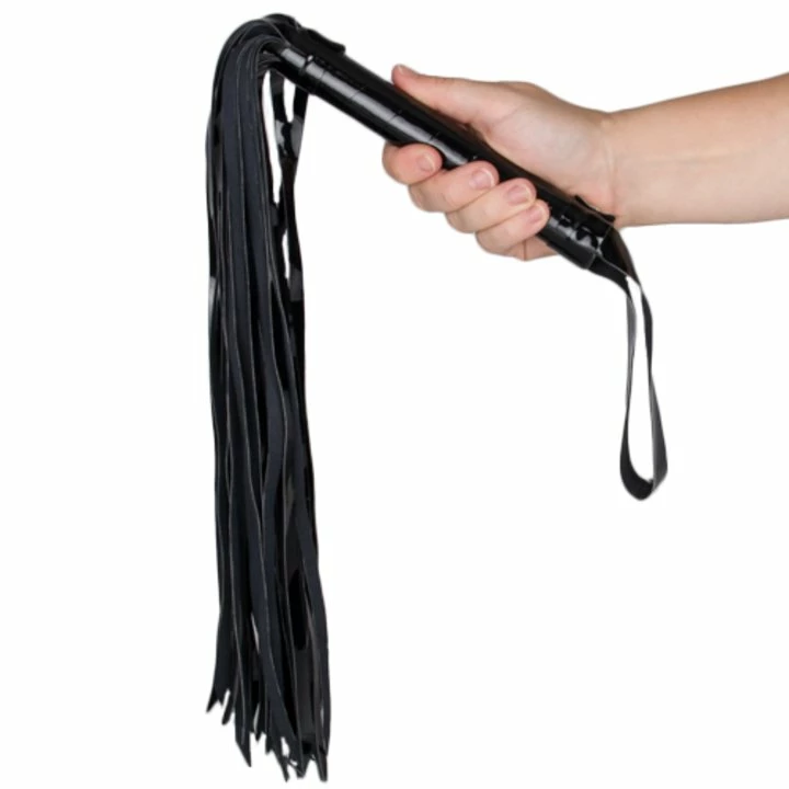 Deals โจ Bondara Black Patent Faux Leather Flogger ? 21 Inch ๐งจ 6 Deals โจ Bondara Black Patent Faux Leather Flogger ? 21 Inch ๐งจ - Image 4