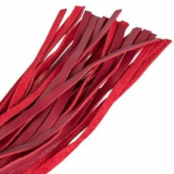 Coupon ⭐ Bondara Confined Red Leather Lace Up Flogger - 15 Inch 🥰 -Bondage props Sale unnamed file 709