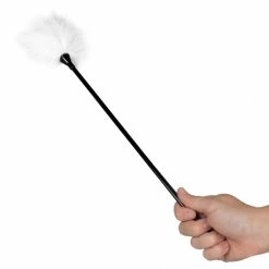 Best Sale 🔔 Bondara Purgatory White Feather Tickler - 14 Inch 🧨 -Bondage props Sale unnamed file 718