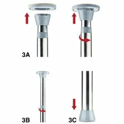 Budget 👍 Bondara&Sex Silver Static Adjustable Dance Pole ? 85-117 Inch 👏 -Bondage props Sale unnamed file 760