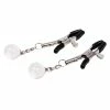 Flash Sale 🛒 Bondara&Sex Crystal Ball And Chain Stainless Steel Nipple Clamps 😍 -Bondage props Sale unnamed file 821