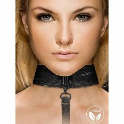 Outlet ⌛ Bondara&Sex Ouch! Denim In Distress Press Stud Collar And Leash 🤩 -Bondage props Sale unnamed file 87