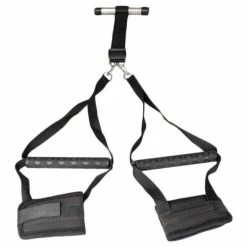 Coupon ❤️ Bondara Black Soft Over The Door Velcro Wrist Cuffs 😀