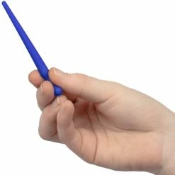 Best deal 🤩 Bondara Pinpoint Navy Silicone Tapered Urethral Plug ? 10cm ⌛ -Bondage props Sale unnamed file 926